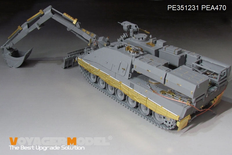 Kit de mise à niveau Voyager Model PE351231 pour char de pionnier allemand Kodiak AEV-3 (série allemande) BORDER BT-011 à l&amp;#39;échelle 1/35  – image 8