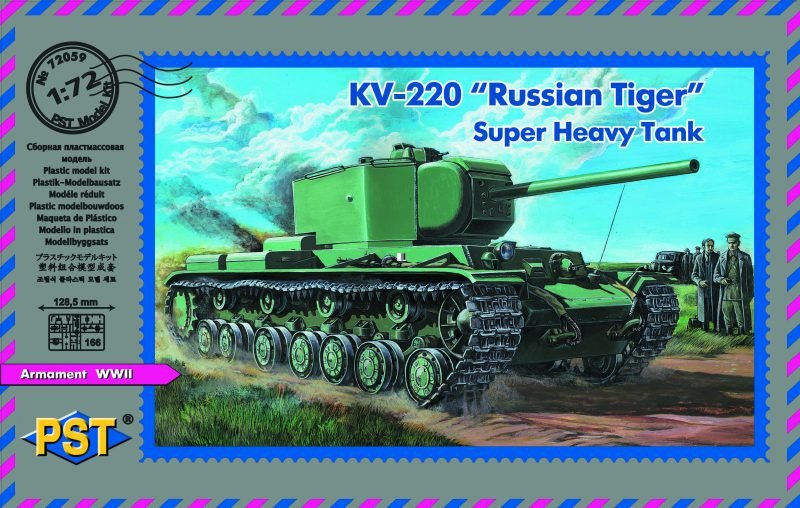 PST 72059 KV-220 Char lourd 1/72