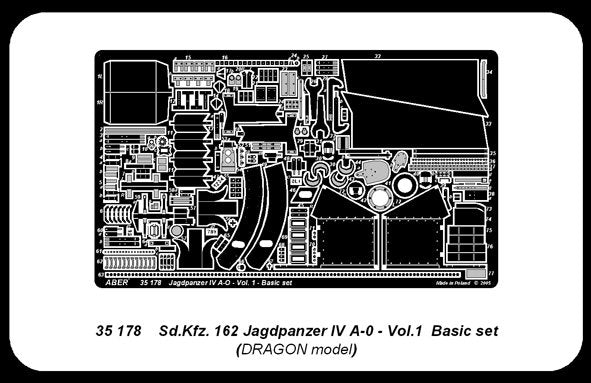 Aber 35178 chasseur de chars allemand Sd.Kfz.162 Jagdpanzer IV A-0 - vol.1 - coffret de base (1/35) – immagine 2