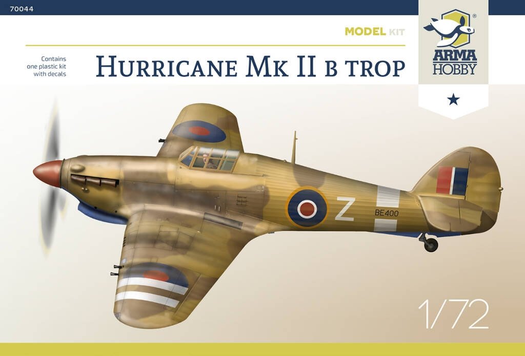 Arma Hobby 70044 Hurricane Mk II B Trop Maquette 1/72