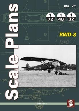 MMP Books 49418 Plans à l&amp;#39;échelle n° 71 RWD-8 EN