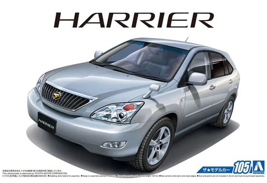 Aoshima 05707 Toyota GSU30W Harrier 350G Premium L Package &amp;#39;06 1/24