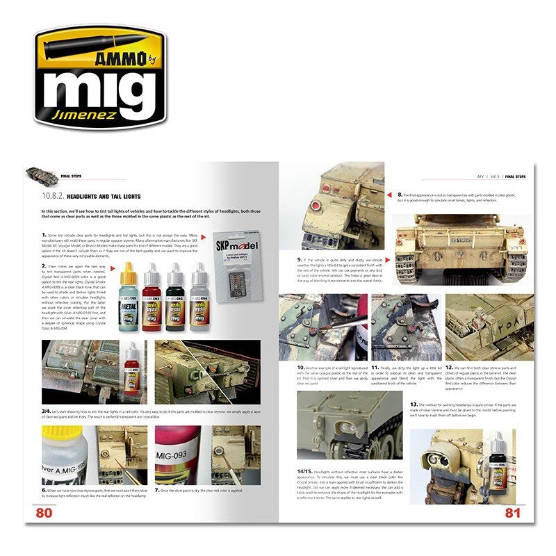Ammo of Mig Jimenez 6204 ENCYCLOPÉDIE DES TECHNIQUES DE MODÉLISME – VÉHICULES BLINDÉS VOLUME 5 – FINAL ACCENTS (Polonais) – imagen 8