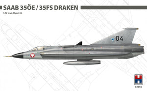 Hobby 2000 72056 Saab 35ÖE/35FS Draken (HASEGAWA + CARTOGRAF + MASQUES) 1/72