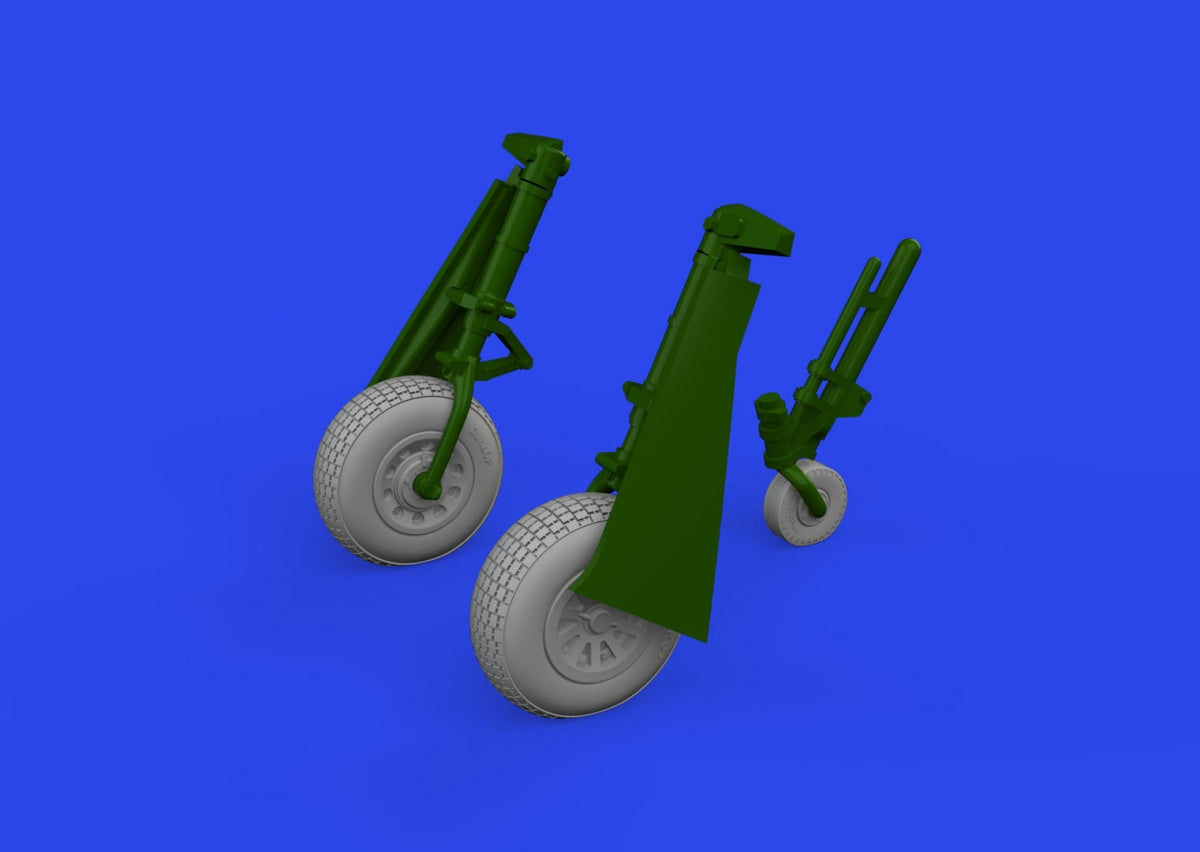 Roues Eduard 672371 P-51D, bande de roulement à blocs, 2 EDUARD 1/72 – immagine 4