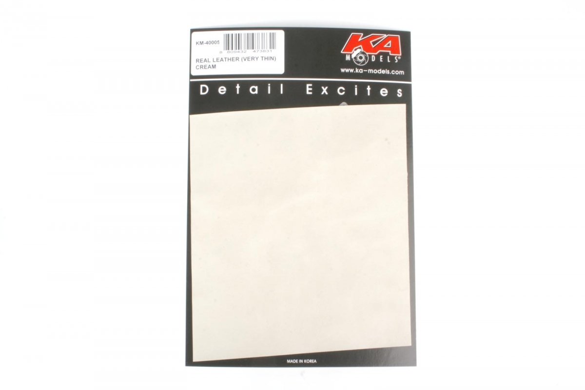Modèles KA KM-40005 CUIR VÉRITABLE (TRÈS FIN) – CRÈME