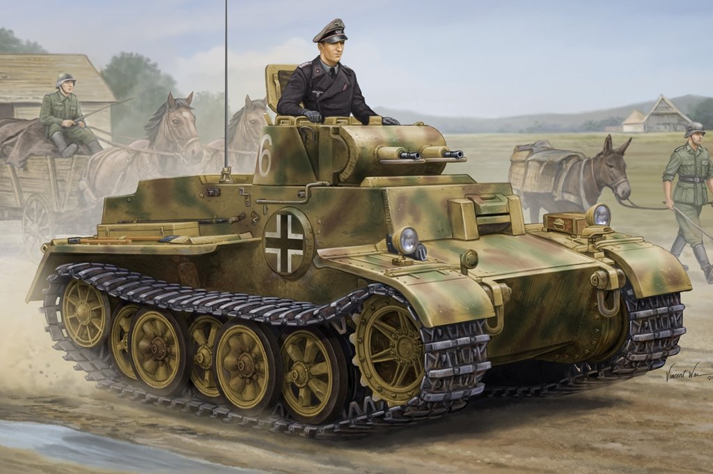 Hobby Boss 83805 Pzkpfw.I Ausf.F allemand (VK18.01) version tardive (1/35) 