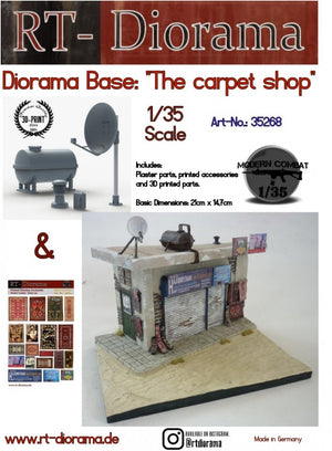 RT-Diorama 35268 Socle de diorama : « Le magasin de tapis » 1/35