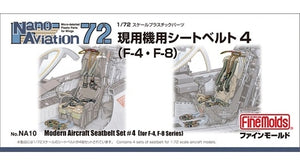 Fine Molds NA10 Jeu de ceintures de sécurité pour avions modernes (F-4, F-8, etc.) 1/72