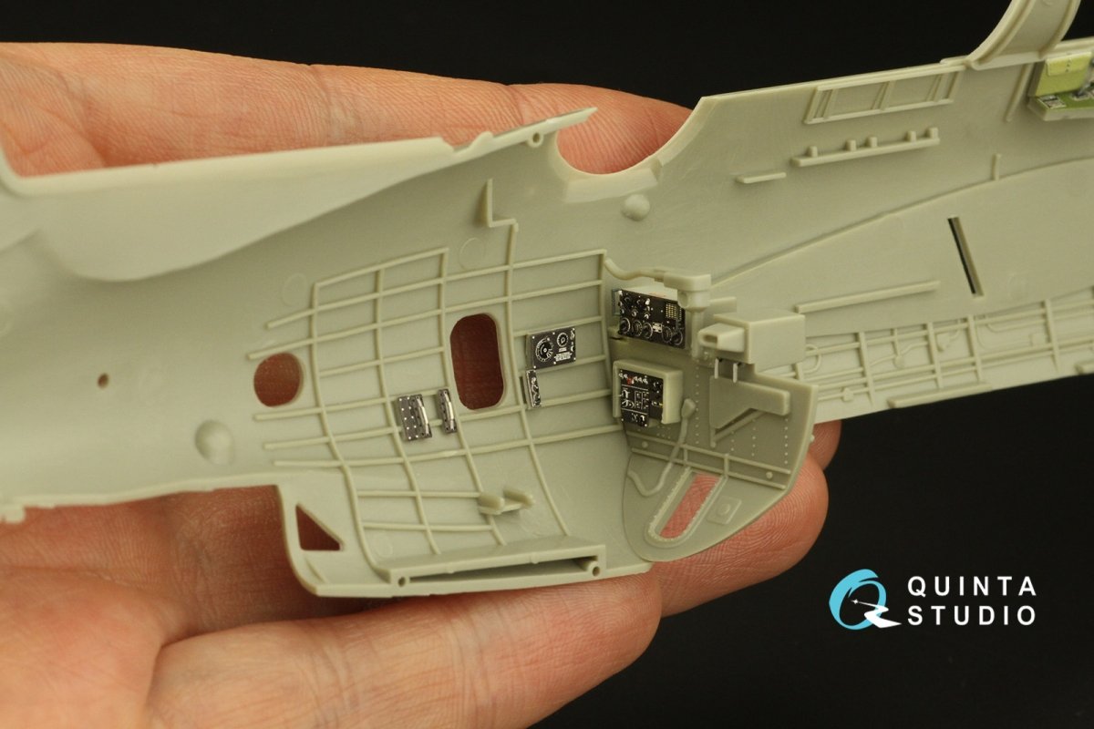 Intérieur imprimé en 3D et coloré sur papier décalcomanie Quinta Studio QD48359 TBF-1 Avenger (Academy) 1/48 – image 7