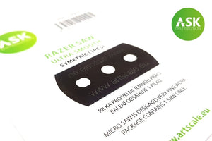 Scie Razer ASK T0006 : lame ultra-lisse symétrique (2 pièces) 70/70 dents