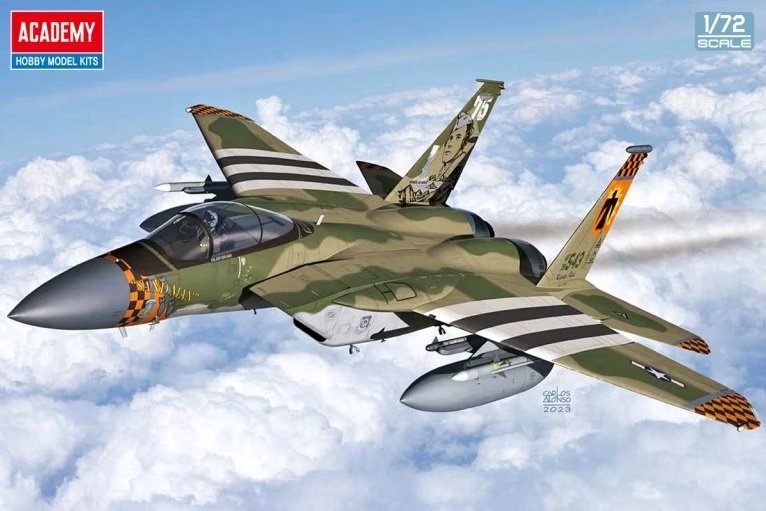 Maquette Academy 12582 F-15C Eagle « Peinture du 75e anniversaire de la Médaille d'honneur » au 1/72