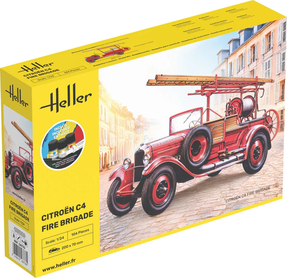 Heller 56733 Citroen C4 Fire Brigade - Starter Kit 1/24