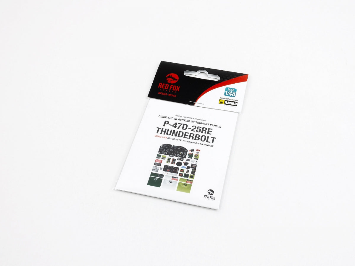 Red Fox Studio QS-48143 P-47D 25RE Thunderbolt Miniart 1/48 