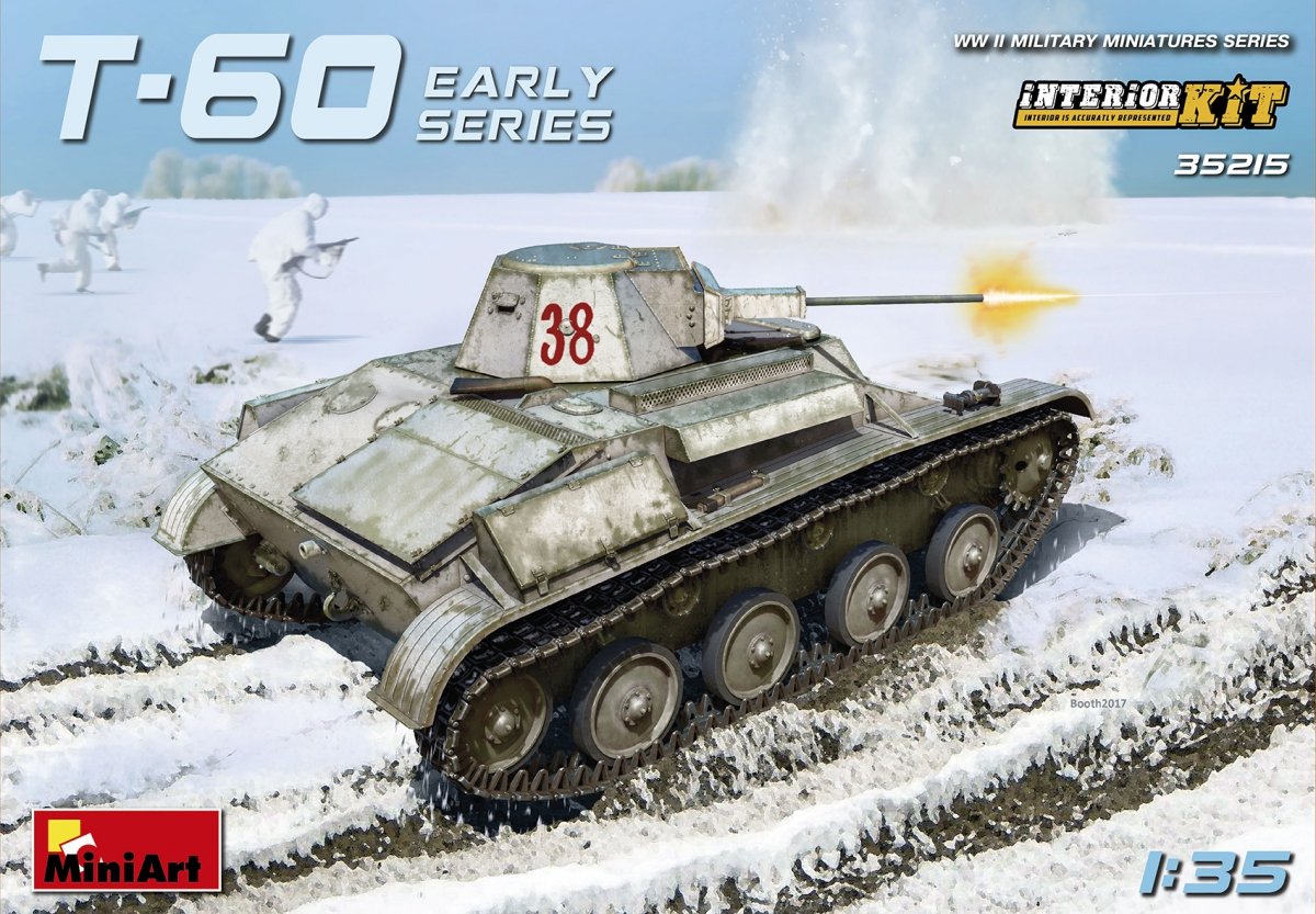 MiniArt 35215 T-60 PREMIÈRE SÉRIE. CHAR LÉGER SOVIÉTIQUE. KIT D&amp;#39;INTÉRIEUR (1/35)