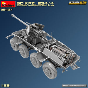 MiniArt 35427 Sd.Kfz. 234/4 SCHWERER PANZERSPÄHWAGEN 7,5 cm. KIT INTÉRIEUR 1/35 – image 19