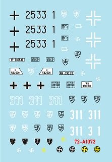 Star Decals 72-A1072 Viking n° 3. Échelle 1/72 – image 3