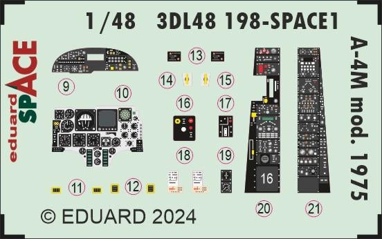 Eduard 3DL48198 A-4M mod. 1975 SPACE MAGIC FACTORY 1/48 – image 2
