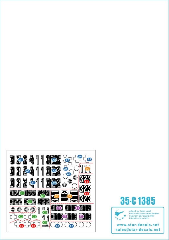 Star Decals 35-C1385 Wiking n° 6. 5. SS-Wiking dans le Caucase 1942-43. Pz IV Ausf F, Pz IV Ausf F2 et Pz IV Ausf G 1/35  – image 3