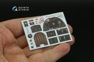Intérieur imprimé en 3D et coloré sur papier décalcomanie pour Spitfire Mk.IXc (Airfix) Quinta Studio QD24009, échelle 1/24  – immagine 10