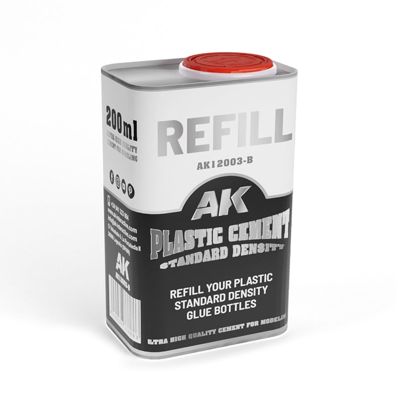 Recharge AK Interactive AK12003-B – Colle plastique densité standard 200 ml