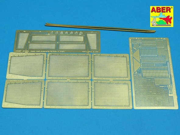Aber 48021 Char moyen allemand Pz.Kpfw. IV, Ausf. J (également Stug IV tardif, Jagdpanzer IV A) - vol. 5 - jeu supplémentaire - jupes latérales en maille (1/48)