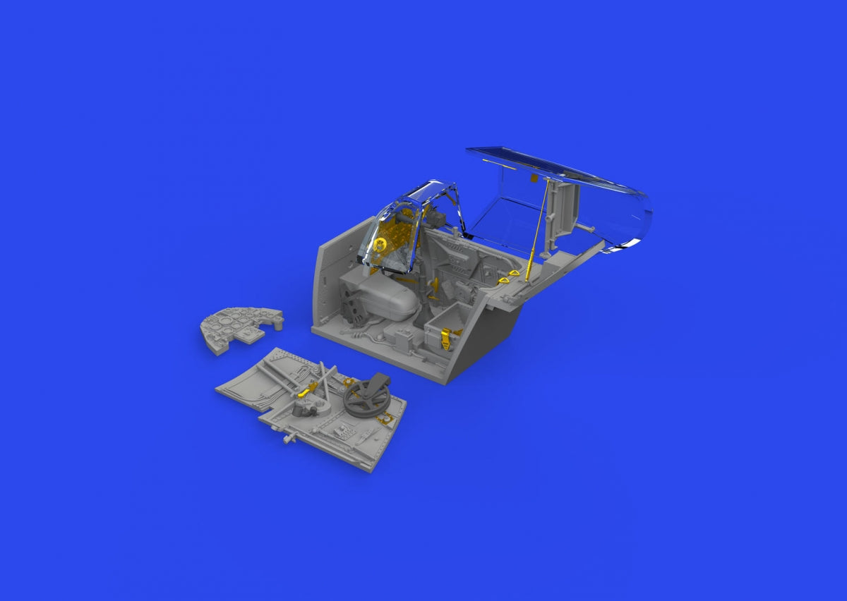Maquette Eduard 648977 Bf 109G-10 WNF cockpit (impression Eduard 1/48)
