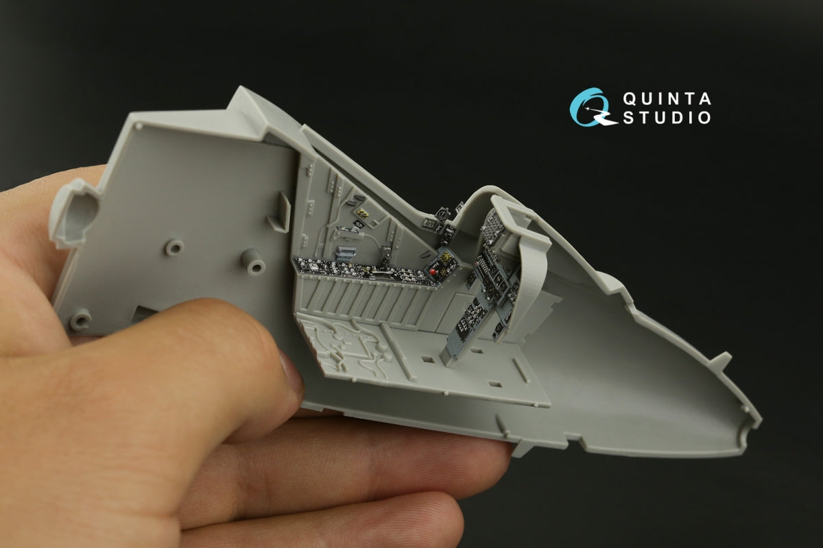 Intérieur imprimé en 3D et coloré sur papier décalcomanie Quinta Studio QDS-32193 AV-8B Harrier II (petit modèle) (Trumpeter) (petit) 1/32 – image 8