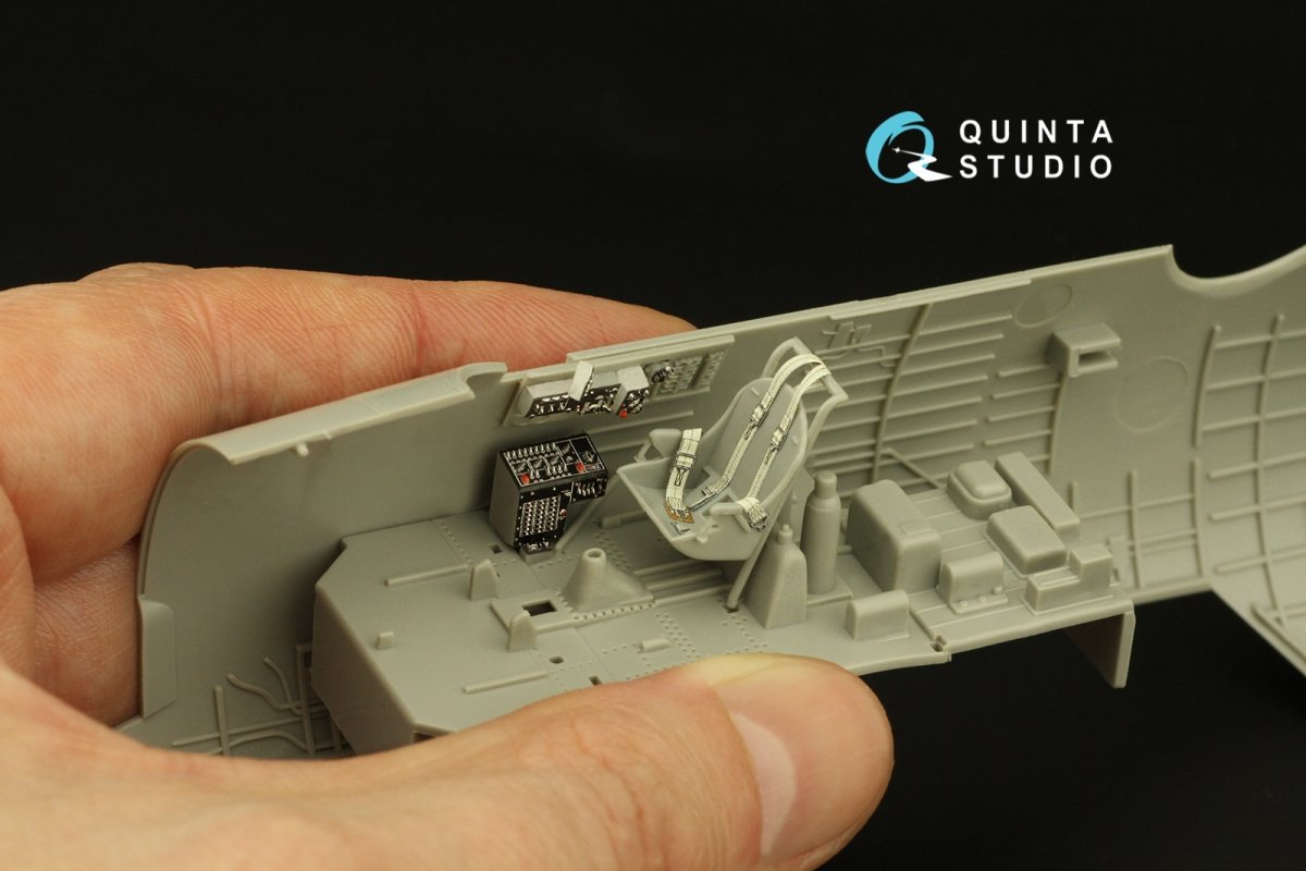 Intérieur imprimé en 3D et coloré sur papier décalcomanie Quinta Studio QD48377 TBM-3 Avenger (Hobby Boss) 1/48 – immagine 11