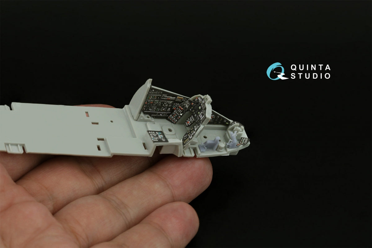 Intérieur imprimé en 3D et coloré sur papier décalcomanie pour Mi-24V OTAN (QD+72185 de Quinta Studio, Hobby Boss/ARK Models) (avec pièces en résine imprimées en 3D) à l&amp;#39;échelle 1/72 – Bild 8