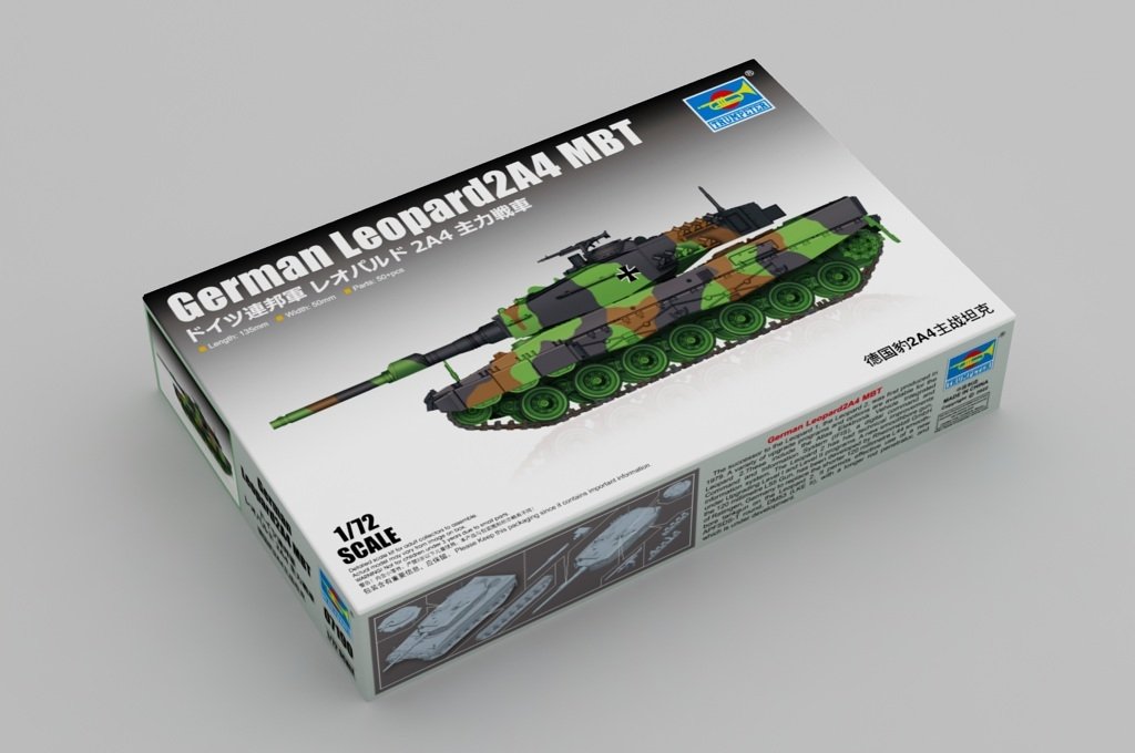 Trumpeter 07190 Char de combat principal allemand Leopard 2A4 1/72 – image 2