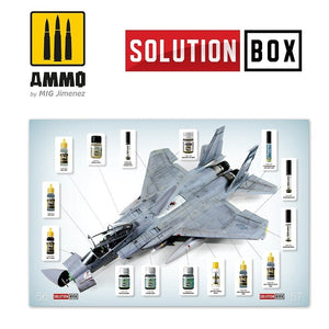 AMMO de Mig Jimenez 6509 Comment peindre les chasseurs gris de l&amp;#39;USAF Navy - Livre de solutions – immagine 7