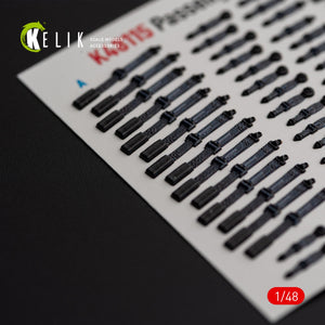 Ceintures de sécurité passagers KELIK K48115 pour MH-60/UH-60 Black Hawk - décalcomanies 3D intérieures pour kit ICM 1/48 – image 3