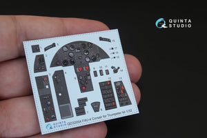 Intérieur du F4U-4 imprimé en 3D et coloré sur papier décalcomanie Quinta Studio QD32054 (pour maquette Trumpeter) 1/32  – image 4