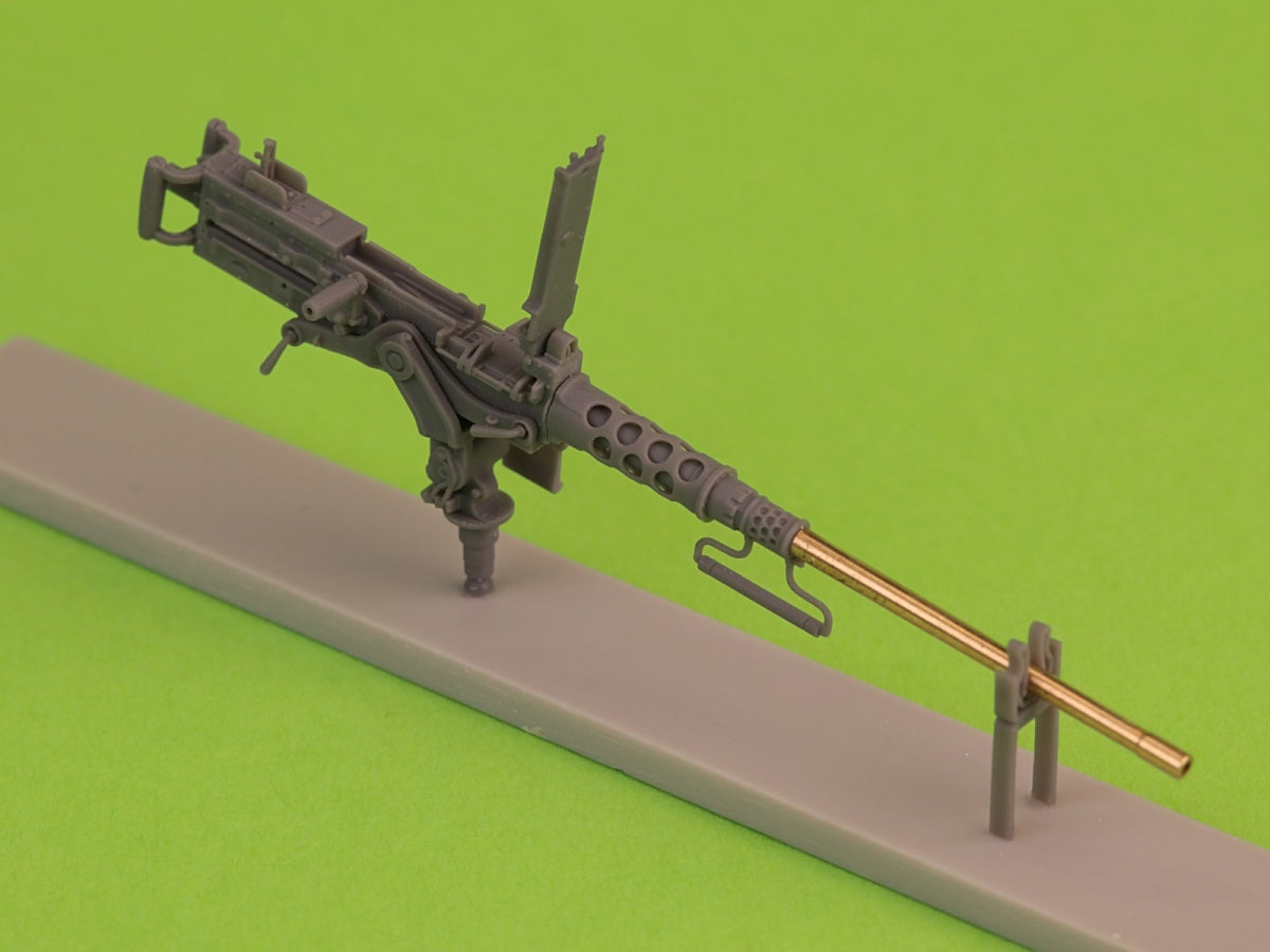 Maquette Master GM-35-069 Browning M2HB calibre .50 (12,7 mm) - mitrailleuse sur affût de char - début de la Seconde Guerre mondiale (berceau D69820 avec petite boîte à munitions D68375) 1/35 – image 4