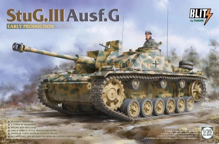 Takom 8004 StuG.III Ausf.G Première production 1/35 