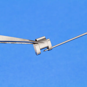 Pince à épiler Modelcraft PTW2185-SS en acier inoxydable très fin (120 mm) – imagen 4