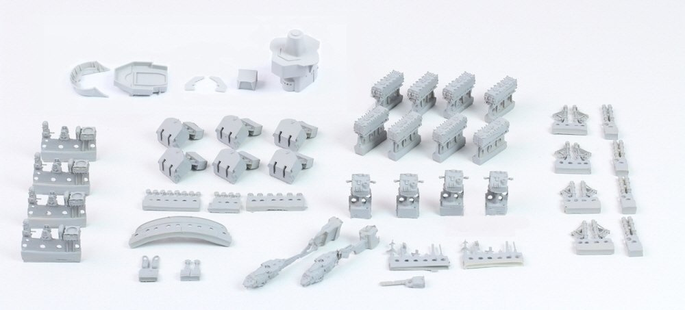 Pontos 35010F1 USS BB-64 Wisconsin 1991 Detail Up Set 1/350 – zdjęcie 13