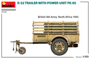 MiniArt 35426 K-52 REMORQUE AVEC GROUPE MOTEUR PE-95 1/35 – imagen 4