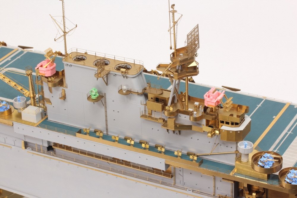 Pontos 27010fn 1/200 USS CV-6 Enterprise 1942 Kit de détails (Pont en bois couleur teck) 1/200 – imagen 24