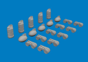 Eduard 632203 Chargeurs et récupérateurs d&amp;#39;étuis pour MG 15, échelle 1/32