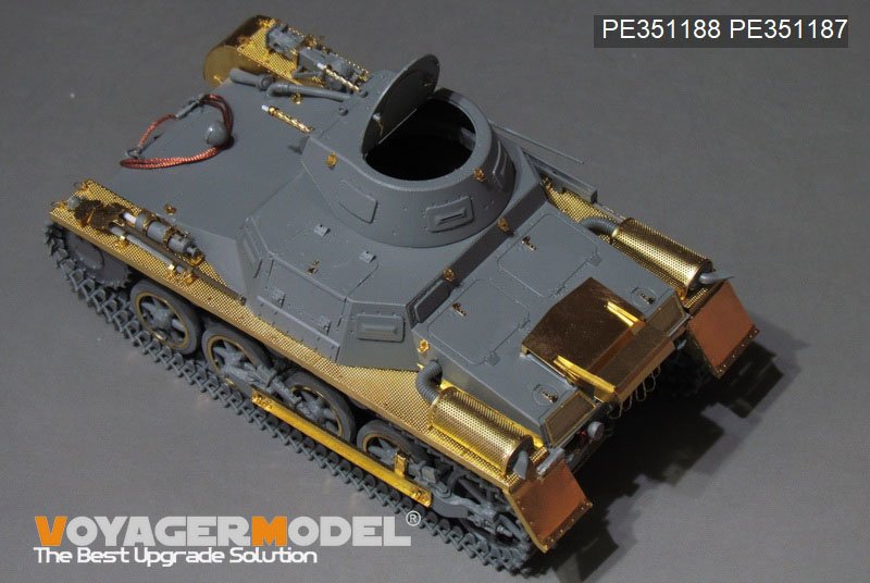 Ailes de char allemand Pz.Kpfw.I Ausf.A (pour TAKOM 2145) - Modèle Voyager PE351188 - Échelle 1/35 – image 4
