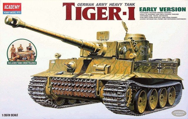 Academy 13264 Tiger I (wczesna wersja) 1/35