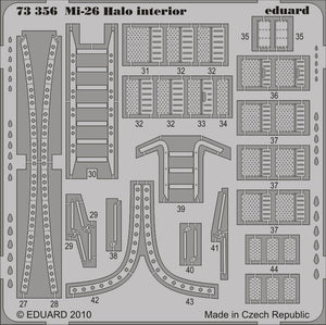 Eduard 73356 Mi-26 Halo intérieur 1/72 REVELL, ZVEZDA
