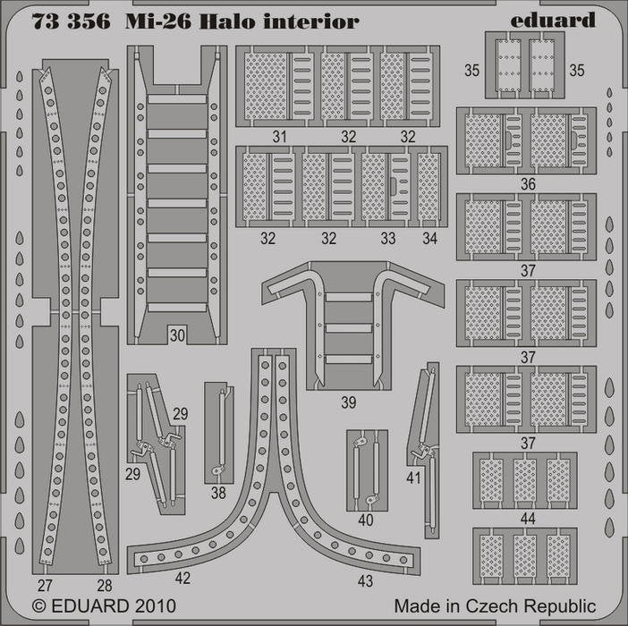 Eduard 73356 Mi-26 Halo intérieur 1/72 REVELL, ZVEZDA