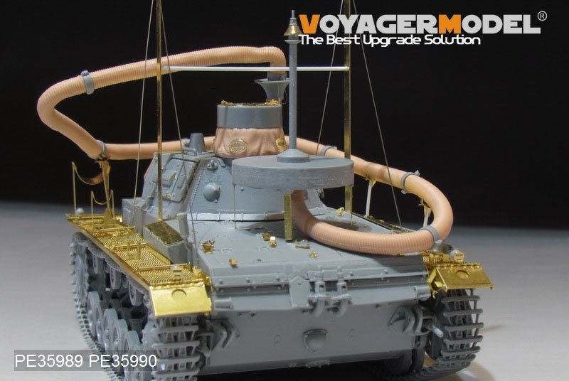 Maquette Voyager PE35989, char allemand Pz.KPfw.III (T)Ausf.F « Opération Seelowe » de la Seconde Guerre mondiale, pour DRAGON 6877/6717, échelle 1/35 – image 17
