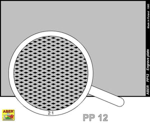 Aber PP12 Engrave plate (88 x 57mm) - pattern 12 – zdjęcie 2