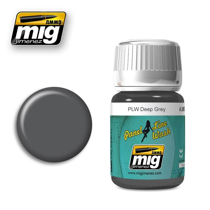 Munitions Mig Jimenez 1602 PLW Gris foncé 35 ml