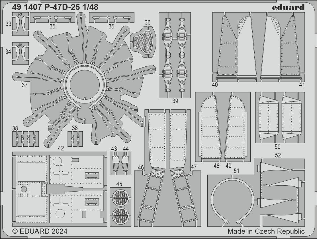Eduard 491407 P-47D-25 MINIART 1/48 – image 2