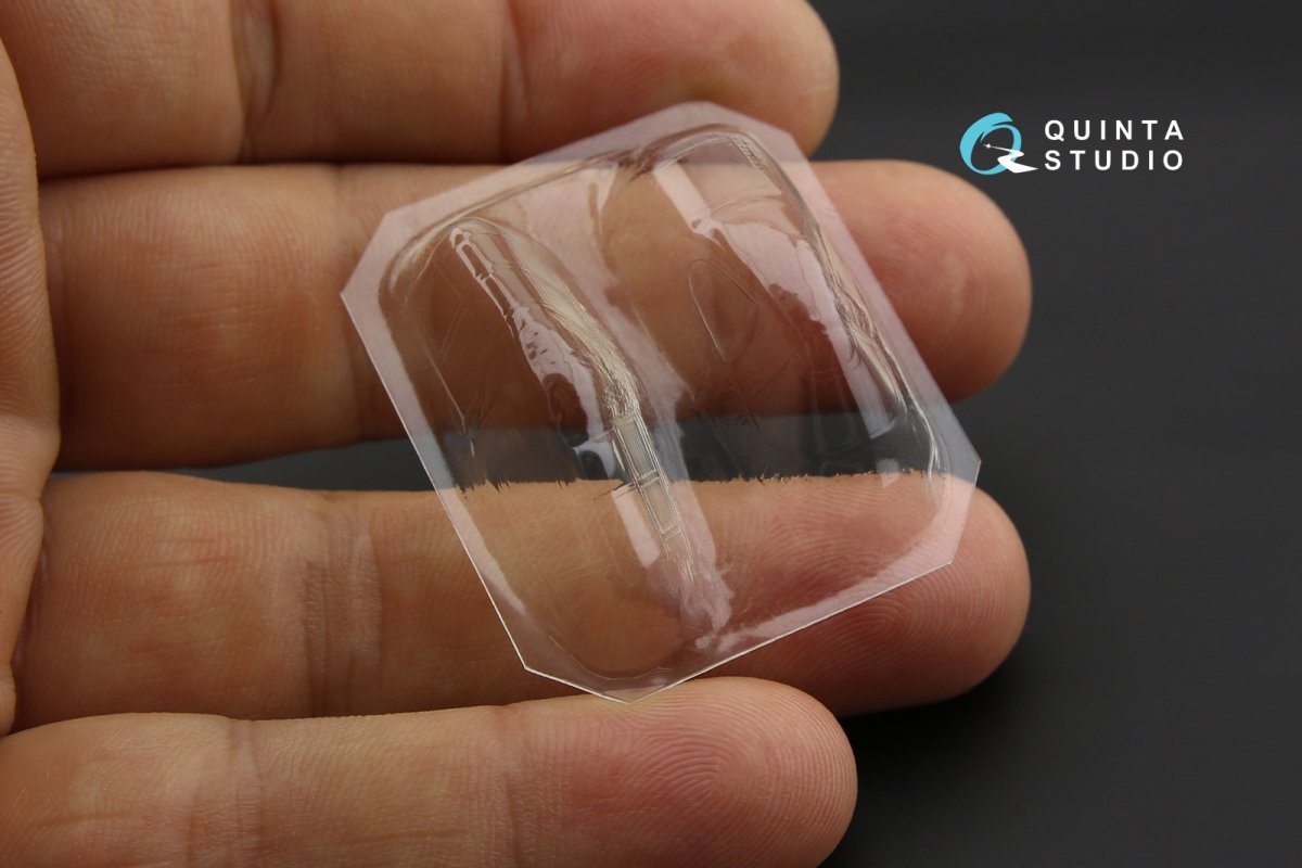 Verrière transparente thermoformée Quinta Studio QC72023 F4U-1 Corsair (pour maquette Tamiya) au 1/72  – image 8